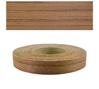 Mprofi MT® - Bordo Effetto Teak | 22mm x 5m | Facile da Applicare | Bordo Cucina | Impiallacciatura di Legno | Per Scaffali, Mobili e Pannelli | Bordo Termoadesivo Durevole | Spessore 0,50mm