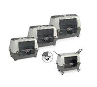 MPS TRASPORTINO per Cane SKUDO 90 Trasporto Auto OMOLOGATO 90x51x60(h) cm