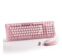 MPTOG Combo tastiera e mouse wireless (rosa)