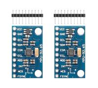 MPU-9250 9 Assi Sensore Modulo Binghe 2 Pezzi GY-9250 Acceleratore Giroscopio Sensore di campo magnetico a bussola Comunicazione I2C/SPI Gamma di accelerazione ±2±4±8±16g Compatibile con Arduino