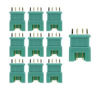 MPX Spina Esagonale Verde Rame Placcato Oro Nylon Stampaggio Ad Iniezione Modello Connettore Batteria Prestazioni Stabili per Apparecchiature Elettroniche RC