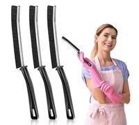 MPXEAVG 3 Pcs Spazzole per Pulire, Spazzola Pulizia Casa, Spazzola per Fughe Multifunzionale, Strumenti Di Pulizia, per Uso Domestico, Casa, Cucina, Bagno, Finestra