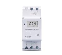 MPYJDTOI Relè Tempo Digitale programmabile settimanale monofase su Guida DIN Controllo Timer AC 220V 230V 12V 24V 48V 16A(15A,12V AC DC)