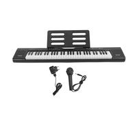 MQ-002L Tastiera per Pianoforte Elettrica, Tastiera per Pianoforte Professionale a 61 Tasti Custodia in ABS 94 X 18,7 X 5,1 Cm (Spina europea)