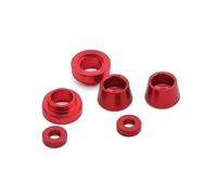 MQAIBENG 1 Set di guarnizioni for boccole flangiate for Fuso a snodo in Metallo Adatte for Accessori di aggiornamento for Auto RC Ta-Miya TT02 TT-02 1/10(Rood)