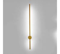 MQDLJSE Applique da Parete a LED Lunga, Lampada da Parete lineare a LED in Oro, Decorazione per Interni, Lampada da Parete, Semplice e Moderna, Illuminazione da Parete in Metallo per soggi