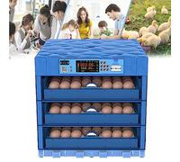 MQDLJSE Incubatrice Commerciale per Uova da cova, Macchina Automatica per la schiusa di pollame con Display LCD per Tempo, Temperatura e umidità, incubatrice Trasparente per polli, Anatre,