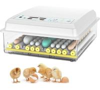 MQDLJSE Incubatrice Digitale Completamente Automatica per Uova, con Controllo della Temperatura e Rotazione Automatica delle Uova, incubatrice per Uova Trasparenti, 120 Uova