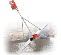 MQDLJSE Kit di Vibrazione per massetto in calcestruzzo, Kit di Vibrazione per massetto in calcestruzzo Elettrico Senza Fili, Raschietto Elettrico per calcestruzzo con Piastra in Acciaio in