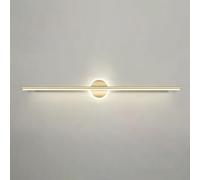 MQDLJSE Lampada da Parete a LED per Il Bagno con Finitura in Oro, Lampada da Specchio, Lampada da Parete lineare Moderna, Illuminazione per specchi da toeletta, lampade da Parete per Il TR