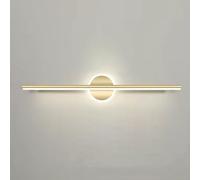 MQDLJSE Lampada da Parete a LED per Il Bagno con Finitura in Oro, Lampada da Specchio, Lampada da Parete lineare Moderna, Illuminazione per specchi da toeletta, lampade da Parete per Il TR