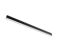 MQDLJSE Lampada da Soffitto Lineare LED Nero Striscia Lunga per Camera da Letto, Soggiorno, Corridoio, Ufficio, Cucina, 150 cm