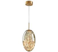 MQDLJSE Lampadario a soffitto, Moderna Lampada a Sospensione in Vetro, Lampada a Sospensione Creativa Industriale nordica, Lampada a Sospensione Vintage, apparecchio di Illuminazione per c