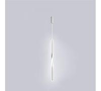 MQDLJSE Lampadario per Soggiorno Apparecchio LED Bancone da Bar Altezza Regolabile Lampadario a Tubo Lungo Faretto per Isola Cucina Sala da Pranzo Soggiorno (Luce Neutra W