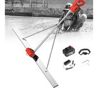 MQDLJSE Massetto Elettrico, utensile Vibrante per la Finitura del calcestruzzo, massetto Elettrico Senza Fili, Motore Vibrante per la Finitura del Cemento, con tavola in Acciaio inossidabi