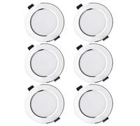 MQDLJSE Pezzi LED Downlight 5W 9W 12W 15W 110V/220V Lampada da soffitto Faretto da Incasso Pannello Rotondo Luce 3 Colori Faretto dimmerabile 5W 220V