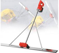 MQDLJSE Strumento di Finitura per calcestruzzo Power Screed, Kit Vibrante per massetto Elettrico, cazzuola per calcestruzzo con Batteria al Litio, Macchina Vibrante per Finitura e livellam