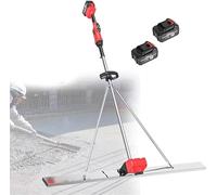 MQDLJSE Strumento Vibrante per calcestruzzo, Kit Vibrante per massetto per calcestruzzo Elettrico Senza Fili con tavola, per Ottenere Una Finitura Liscia del Cemento, Righello di livellame