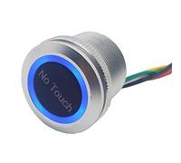 MQEIANG Acciaio Inox 304 Pulsante IP68 Impermeabile Lungo contacless No Touch a infrarossi Porta Uscita (Color : Blue)