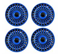 Mqetly 4 Pezzi Coprimozzo Centrale Lucido | Leggero, Copricerchio, Compatibile, Copricerchio con Anello in Acciaio, Automobilisti,