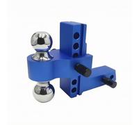 Mqetly Ganc di Traino con Perni Rapido Cromato, Connettore per Rimorch con Perni, Lucido, roulotte, Installatori,