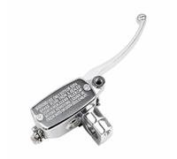 Mqetly Pompa Freno con Serbatoio Idraulico | Pistone da 16 Mm, Ricambio, per Custom, Motociclisti