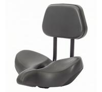 Mqetly Sella con Schienale Regolabile Sella da Bici, Antishock, per Città, Piste Ciclabili, Ciclisti