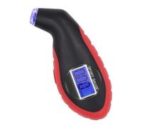 Mqetly Tester Pressione Pneumatici Veicolo Digitale con Schermo Leggibile Testurizzato per Uso Sicuro E Stabile Durante Controllo in Autorimessa E Cortile, Nero+Rosso