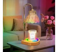 MQFORU Lampada Scalda Candela, Candela Calda, Candela profumata, scalda Cera con Timer, Lampada elettrica dimmerabile, Scaldacandela Regolabile in Altezza per Yoga, Camera da Letto, Decorazione