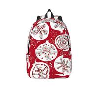 MQGMZ Melograno Pittura Stampa Casual Doppia Spalla Daypack,Zaino In Tela Da Viaggio Anti-Furto Per Uomini E Donne, Nero, M
