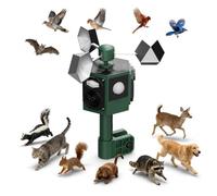 MQHUAYU Deterrenti per gatti per giardini UK, deterrente per piccioni, deterrenti per volpi, spaventatori Brd, repellente per animali ad ultrasuoni solare, repellente impermeabile IP44 per gatti e