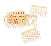 Mqiklt 10 Pezzi Pettine Capelli per Fai da Te Donna Clip Laterali Accessori Nozze Supporto Fermagli Sposa Artigianato Componenti per Creazione Gioielli,