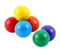 Mqiklt 6 Pezzi Palline Arcobaleno Giocattoli Educativi in Legno Giochi Cognitivi per Bambini Blocchi di Costruzione Giochi di Riconoscimento Colori, Style a, Taglia unica bambino