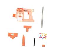 Mqiklt Aspirapolvere Giocattolo per Bambini Gioco di Ruolo Domestico Strumento Educativo per Pulire Realistico Funzionante a Batteria Adatto per Insegnare La, Orangina