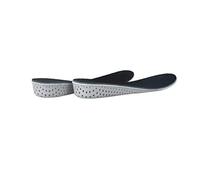 Mqiklt Coppia di Solette con Rialzo di 1 Cm, 2 3 Cm, Nero, M