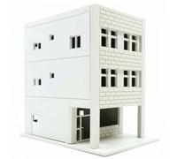Mqiklt Edificio Giapponese Modello Architettura Miniatura Diorama Maquette Kit Montaggio Atmosfera Realistica con Texture Città, Edificio In Stile Hong Kong Con Mattoni A Vista