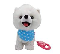 Mqiklt Giocattolo Interattivo Gatto Elettronico Peluche con Movimento Camminante E Sonoro Materiale Poliestere Compagno per Bambini Adatto per Decorazione, Stile E