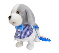Mqiklt Giocattolo Interattivo Gatto Elettronico Peluche con Movimento Camminante E Sonoro Materiale Poliestere Compagno per Bambini Adatto per Decorazione, Stile G