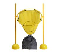 Mqiklt Gioco di Lancio dei Sacchi di Sabbia per Bambini dai 3 agli 8 Anni, Include 10, Giallo