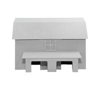 Mqiklt HO Scale Model Building Assembly Ranch Grain Fatto a Mano Non Verniciato 1/87 Scena Architettonica Scena in Miniatura Layout Diorama