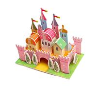 Mqiklt Kit Creativo Fai-da-Te per Costruire Modellini di Giocattoli, con Carta E Pannelli di Schiuma, Fai-da-Te per Compleanni E Feste dei Bambini, Stile a