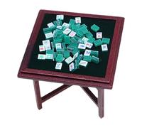 Mqiklt Piccoli Accessori per Mahjong per delle Bambole in 1:12, Set da Tavolo