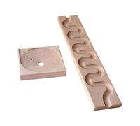 Mqiklt Pista per Biglie Giocattolo per L'apprendimento E L'allenamento, Pista per Biglie in Biglie, Giocattolo per Far Cadere Le Palline per Bambini, come descritto, Style B