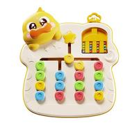 Mqiklt Puzzle Giocattolo con Abbinamento di Colori, Gioco di Abbinamento, Attività per, Feste di Sviluppo, Puzzle, Puzzle Scorrevole a 4 Colori, Rompicapo, Anatra, Taglia unica bambino
