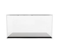 Mqiklt Vetrina in Acrilico 1:24 con Base Nera, Scatola Portaoggetti per Modellini di Auto, Espositore per Modellini di Auto