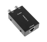 MQODLFP 2.048Mbps G703 coassiale BNC a RJ45 Trasmettitore E1 Convertitore Equilibrio per sbilanciare 75 Ohm a 120 Ohm Impedenza