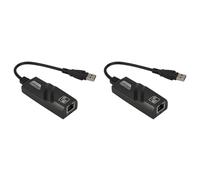MQODLFP 2X USB 3.0 a Gigabit LAN Card Adattatore Ethernet USB 1000 Mbps Scheda di rete per Android Tv Laptop Desktop