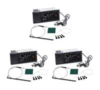 MQODLFP 3X 4-Band EQ Equalizzatore Piezo Pickup per EQ-7545R Pre-Amp Chitarra Acustica Preamplificatore Tuner