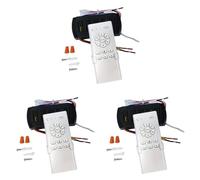MQODLFP 3X Conversione di Frequenza Ventilatore da Soffitto Telecomando Kit Luce Ad Alta Tensione 6 Velocità Telecomando Ricevitore Controller