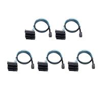 MQODLFP 5 cavi da mini SAS SFF-8643 a 4 x 29 pin SFF-8482 per hard disk server, 3,33 TF/1 m
